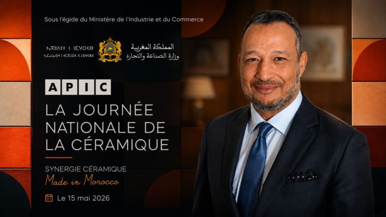 جمعية مهنيي صناعة السيراميك (APIC) تطلق النسخة الأولى من اليوم الوطني للسيراميك بالمغرب تحت رعاية وزارة الصناعة والتجارة