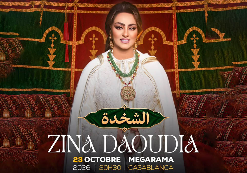 « CHAKHDA » : Zina Daoudia inaugure un nouveau rendez-vous dédié à la musique populaire marocaine
