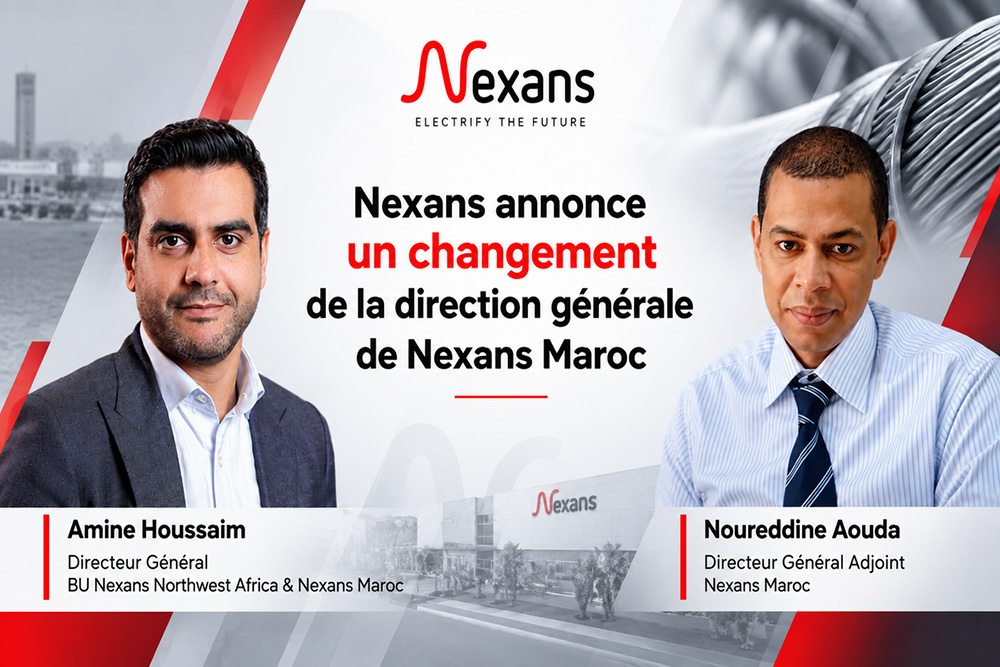 Nexans annonce un changement de la direction générale de Nexans Maroc